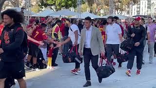 USC Trojan Walk vs. Fresno State