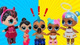 МАЛЬЧИК ЛОЛ ПАНКИ В ШОКЕ ОТ ПЕРЧИНКИ И САХАРОК #LOL SURPRISE DOLLS РАСПАКОВКА КУКЛЫ ЛОЛ 5 СЕРИЯ