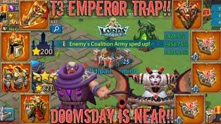 lords mobile T3 EMPEROR RALLY TRAP BUILD PART 2 THIS COULD BREAK THE GAME  