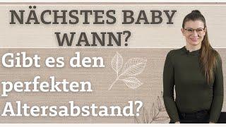 Der ideale Geschwister Abstand  Meine Erfahrungen als Hebamme und vierfach Mama  Wann Baby Nr. 2?