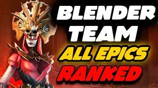 RANKING ALL EPICS - BLENDER TEAM  RAID SHADOW LEGENDS