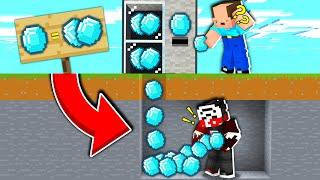 BALON KAFAyı SAHTE ŞEYLER İLE TROLLEDİM  - Minecraft