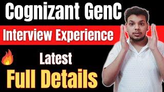 Cognizant GenC 2024 Interview Experience  Cognizant Actual Interview Questions  #Cognizant Latest