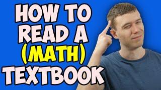 How to Read a Math Textbook Calc Pre calc etc