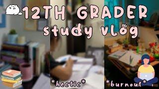 Study vlog as a 12th grader