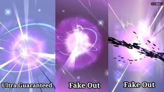 Ultra Guaranteed Vs All Ultra Fake Out Side By Side  Landscape Summon  Dragon Ball Legends