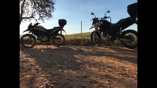 XRE 300 na pista de motocross e nas Estradas de Alambari