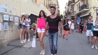 Ariadna e Pierpaolo in love in Sicilia