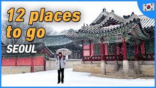 12 places I visited in Seoul winter in Korea  Korea Travel Tips
