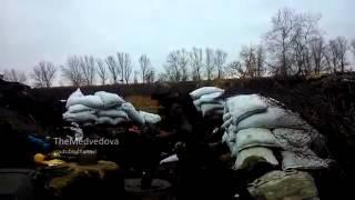 Сенсация    Минометный расчет сил АТО ведет огонь   Ukrainian army mortar fire on the militias