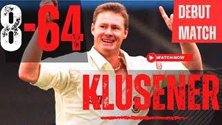 Kluseners Unbelievable Debut 8 Wickets Against India #Cricket