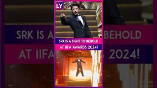 Shah Rukh Khan At IIFA Awards 2024 Superstar Strikes His Iconic Pose Onstage