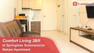 Room Tour Comfort Living 2BR at Springlake Summarecon Bekasi Apartment