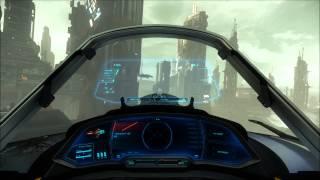 Star Citizen - Flying around Area 18