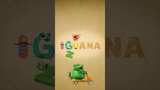 I for Iguana  Learn to Read with ABC Alphabet Animals