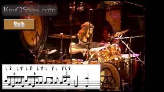  Advanced Drum Lesson  John Bonham Rock and Roll End Solo