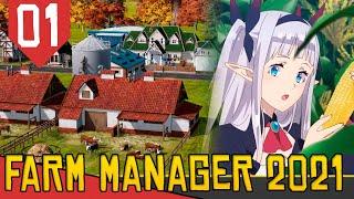Construindo uma FAZENDA LUCRATIVA - Farm Manager 2021 #01 Gameplay PT-BR