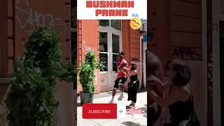 Crazy Bushman vs. Women  #shorts #short #like #comment #subscribe #prank