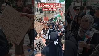 Free Palestin Dataran Merdeka Kuala Lumpur 22 okt 23