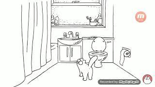 Кот Саймона в ванне