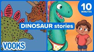 Dinosaur Books Read Aloud Animated Stories for Kids  Dinosaur Stories for Kids  Vooks