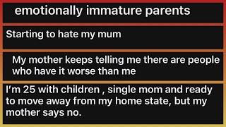 rentitledparents - emotionally immature parents