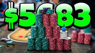 MASSIVE $3600+ Profit at $13 Insane Action  Poker Vlog #272