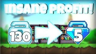 Best way to GET RICH FAST in Growtopia INSANE PROFIT in 2022