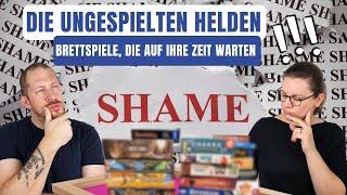 Pile of Shame - unsere ungespielten Brettspiele