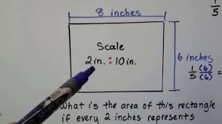 Grade 7 Math  8.1A Dimensions Area and Scale Drawings New version