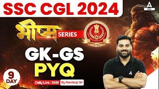 SSC CGL 2024  SSC CGL GK GS Classes By Navdeep Sir  Previous Year Question #9