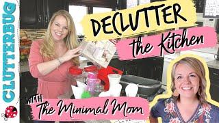 Declutter your Kitchen with Me & The Minimal Mom