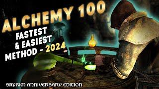 Skyrim Alchemy 100  FASTEST & EASIEST METHOD  2024  Skyrim Anniversary Edition