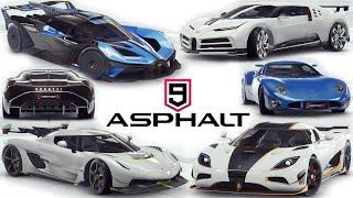 Asphalt 9 Legends  ALL CARS + DLC  2023 4K