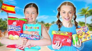 Trying SPANISH Snacks & Candy on Vacation  Family Fizz