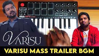 Varisu - Mass Trailer Bgm By Raj Bharath  Thalapathy Vijay  Thaman S.S.