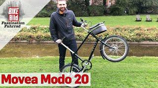 Dieses Kompakt-E-Bike ist superleicht und gewinnt aus Bremskraft Akku-Strom Das Movea Modo 20