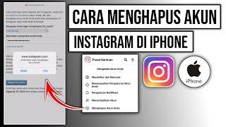 Cara menghapus akun Instagram di iPhone  Cara hapus akun ig di iPhone