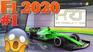 F1 2020 - BUILDING THE NEW HRT - My Team Career #1