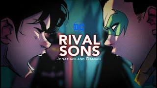Battle of the Super Sons - Behind The Scenes  Rival Sons - Jonathan and Damian