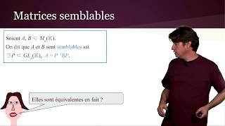 Applications linéaires 915  Matrices équivalentes et semblables