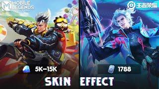 CLAUDE VS MARCO POLO  SKINS EFFECT COMPARISON  MLBB KOG