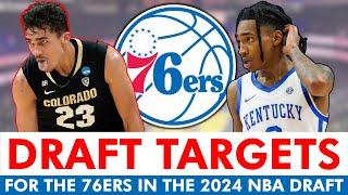 FINAL 76ers NBA Draft Targets BEFORE 2024 NBA Draft Tristan Da Silva Rob Dillingham Jared McCain
