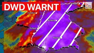 Offizielle Wetterwarnungen 6 Bundesländer wird der heftige Regen treffen