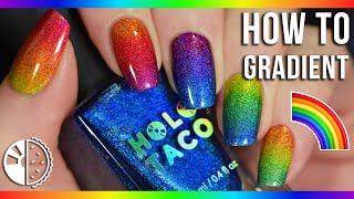 8 Tips for Perfectly Blended Rainbow Gradient Nails