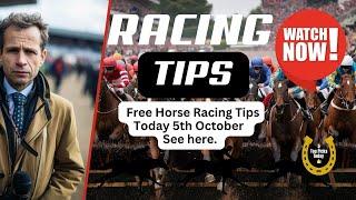 Free Horse Racing Tips Today Saturday 5Th October Racing Today top picks #horseracing