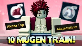 EU FIZ 10 MUGEN TRAIN NO PROJECT SLAYERS PARA TESTAR A MINHA SORTE... VEIO ITEM RARO?