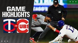 Twins vs. Cubs Game Highlights 8624  MLB Highlights