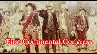 History Brief The First Continental Congress