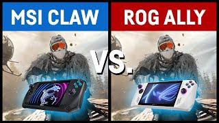 MSI Claw vs. ASUS ROG ALLY Core Ultra 7 vs Z1 Extreme